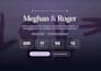 design a beautiful custom wedding website with rsvp